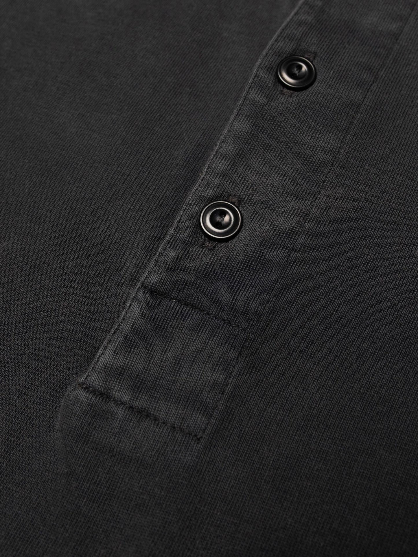 Nudie Jeans | Henley à manches longues - Anthracite