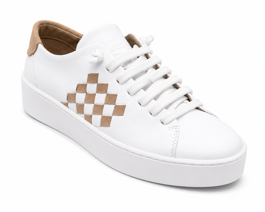 FABIANO RICCI |  Sneaker 'Damien' sans doublure  | Nude