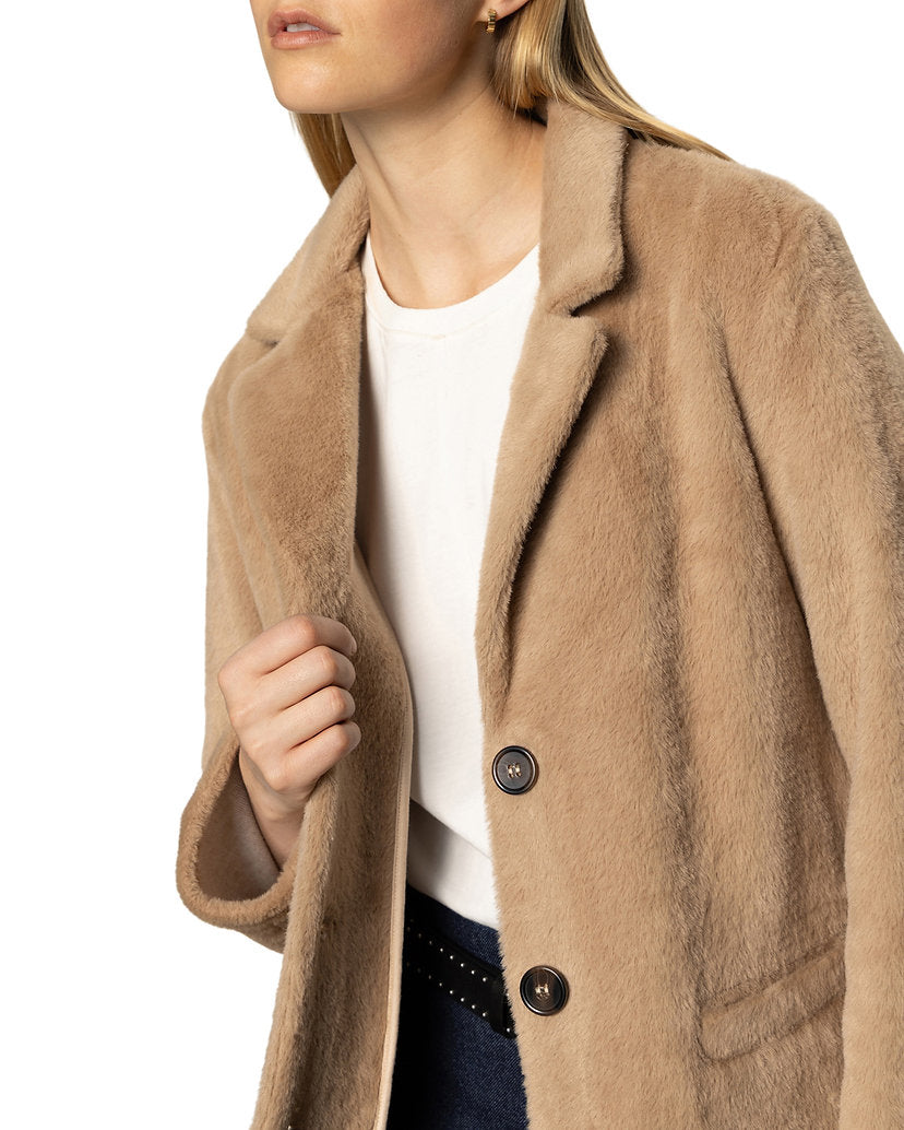 Sanctuary | Veste en fausse fourrure Hometown - Mocha Frappe