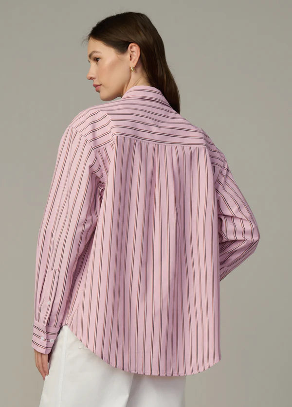 JOE'S | Chemise "The Boyfriend" Rose/ brun