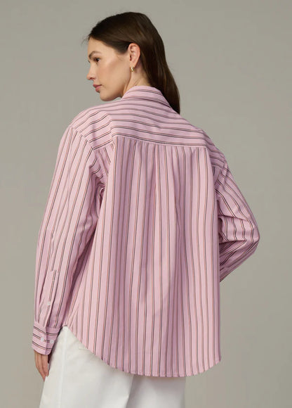 JOE'S | Chemise "The Boyfriend" Rose/ brun
