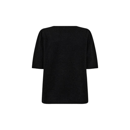 SAND Copenhagen | Col tricoté "Delmy Puff" - Noir