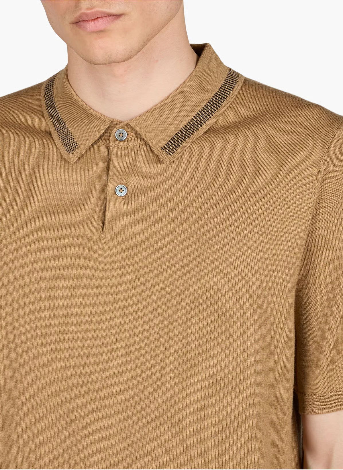Paul smith | Polo en laine mérinos - Khaki