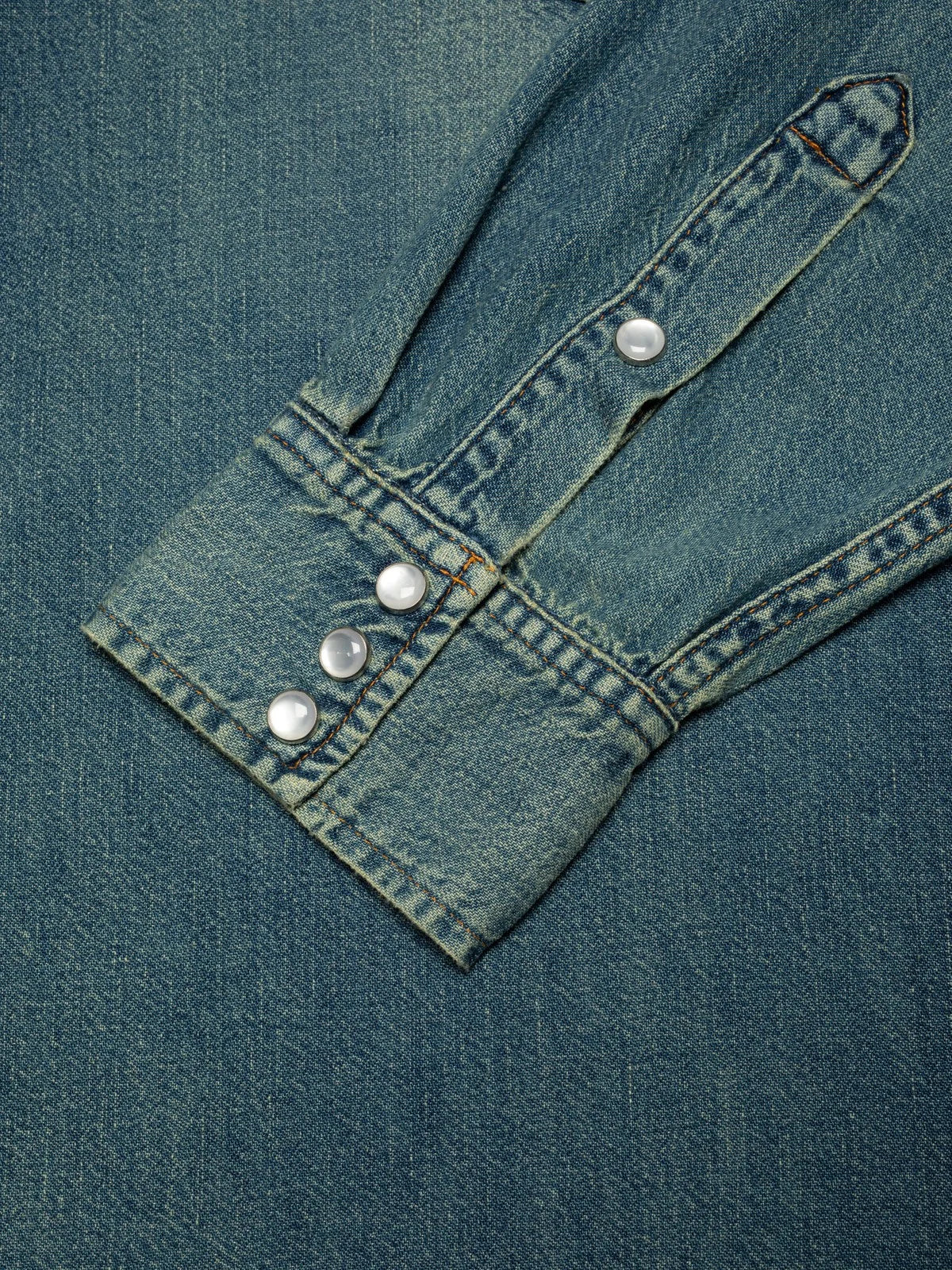 Nudie Jeans | Chemise en denim ''Gunnar'' - délavage sale