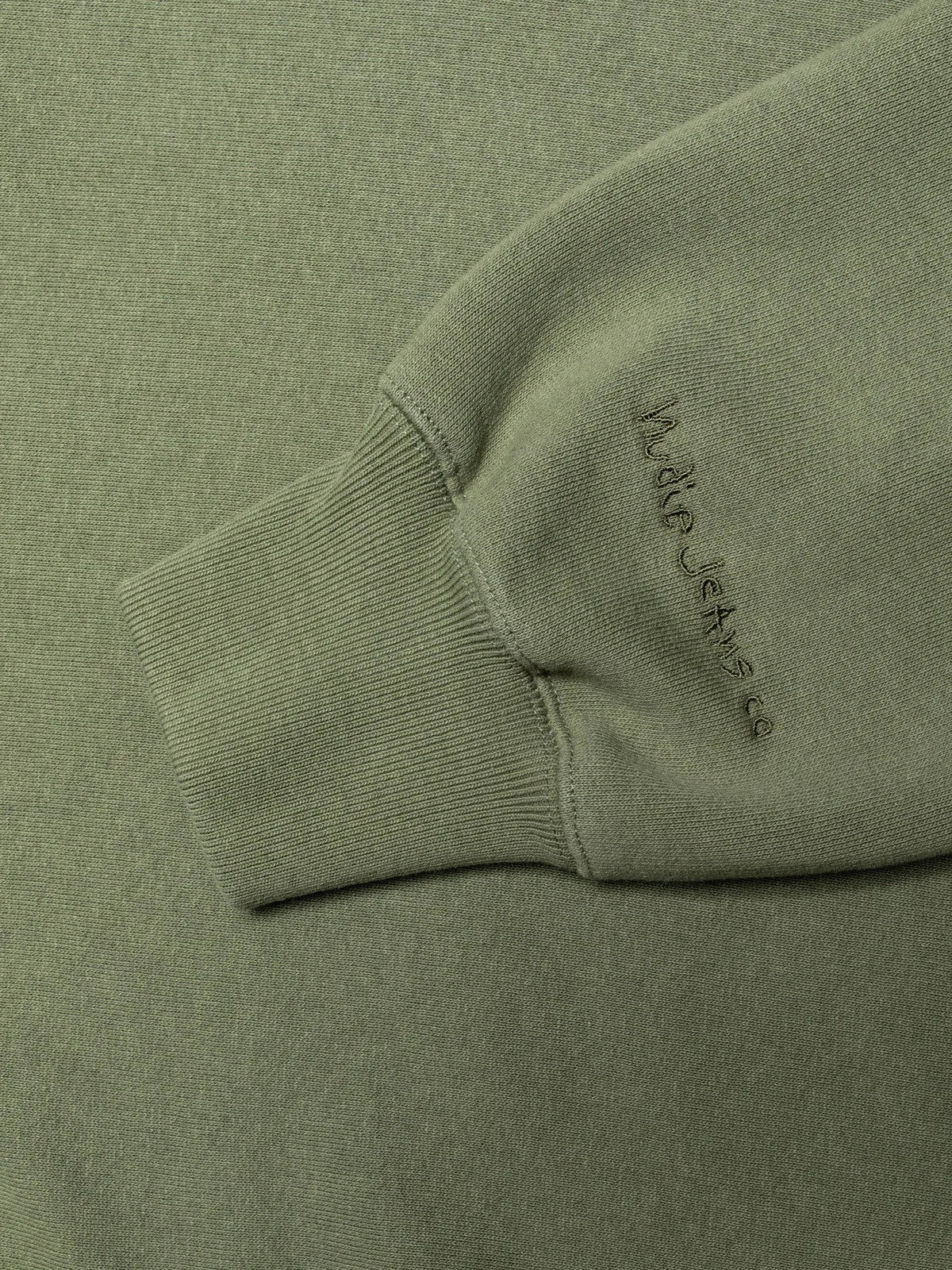 Nudie Jeans | Pull à col rond "HASSE" - Vert sauge
