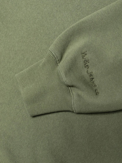 Nudie Jeans | Pull à col rond "HASSE" - Vert sauge