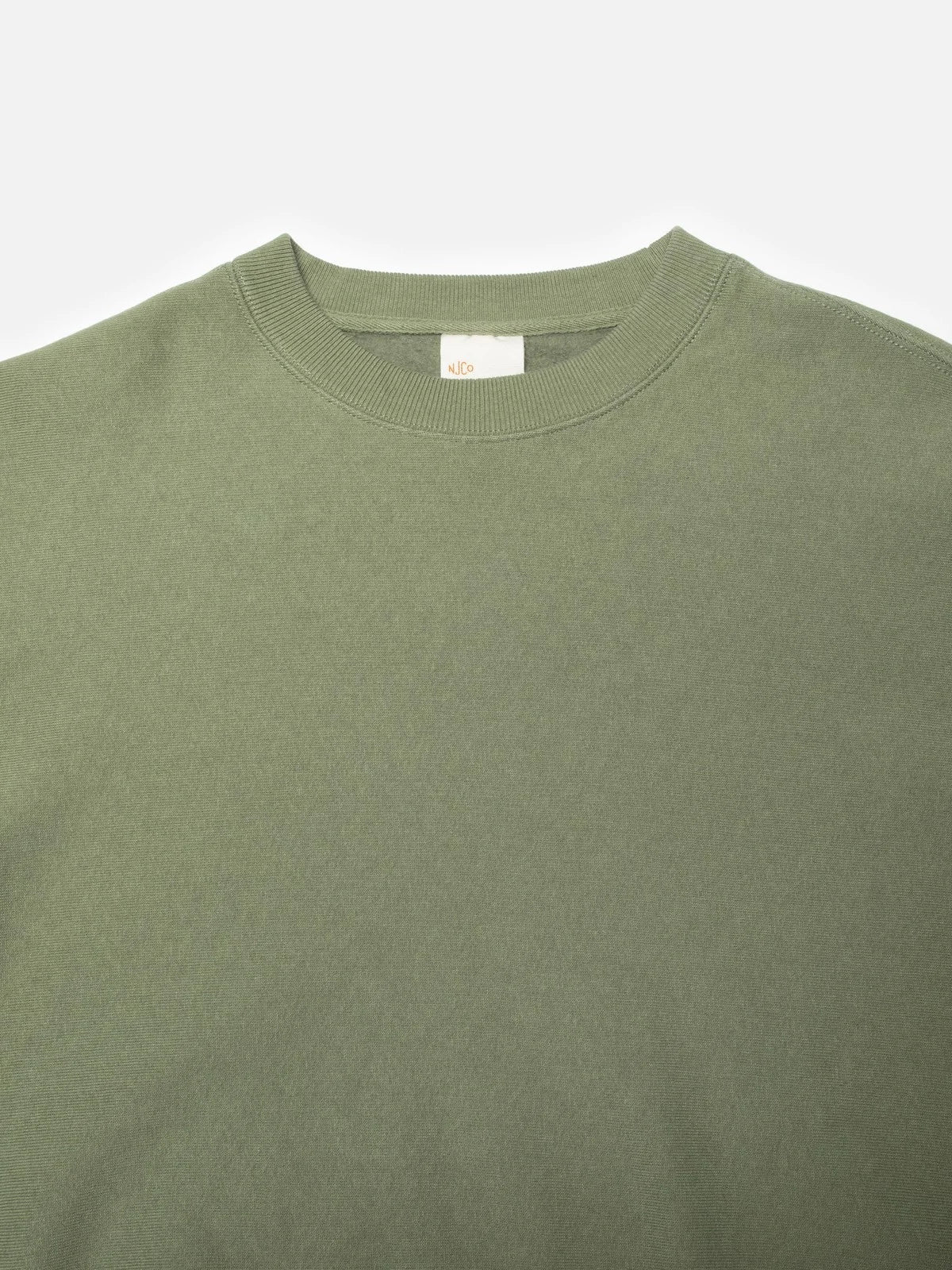 Nudie Jeans | Pull à col rond "HASSE" - Vert sauge
