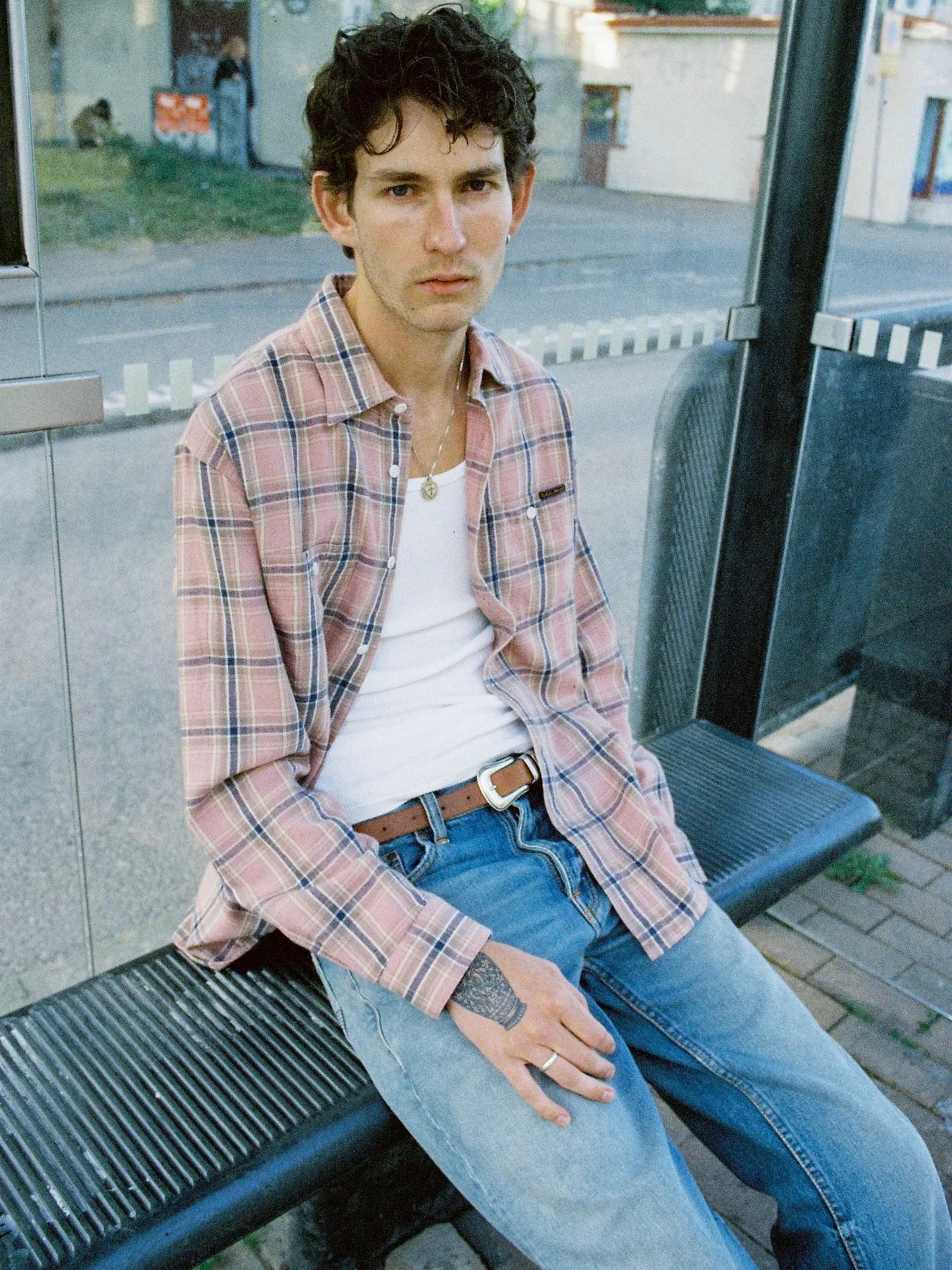 Nudie Jeans | Chemise de travail  "Julian à carreaux"