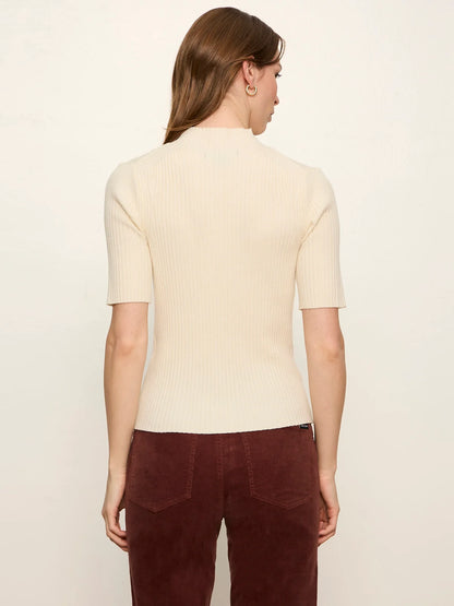 Sanctuary | Chandail à col haut  ' Ribbed' | Beige