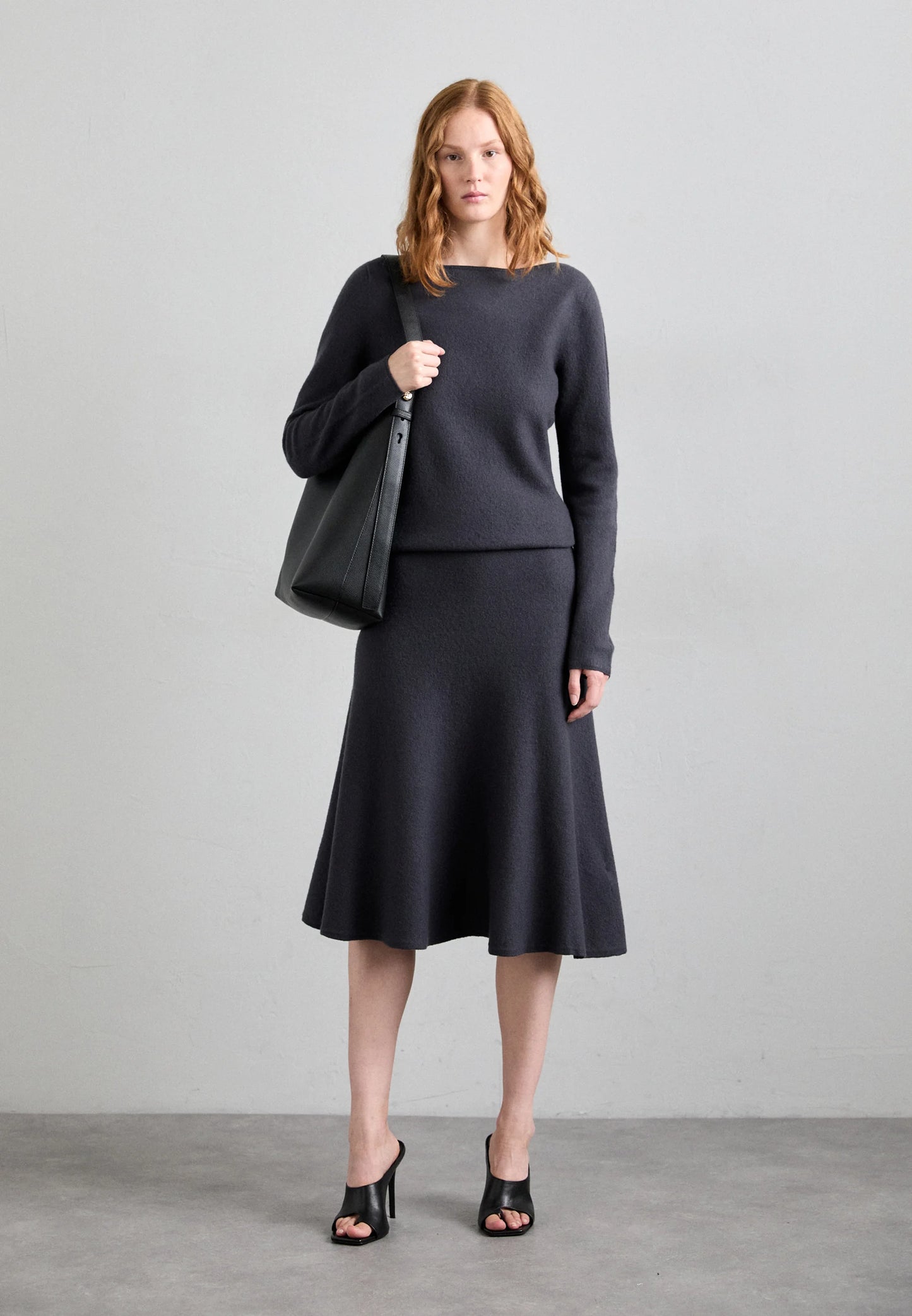 Tiger of Sweden | Pull ''Dolore'' en laine mérinos bouillie - Bleu profond