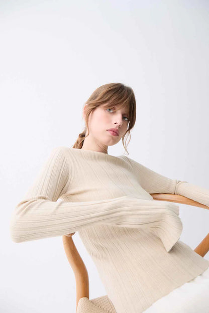 Deluc | Top manches longues "SINES" - Beige