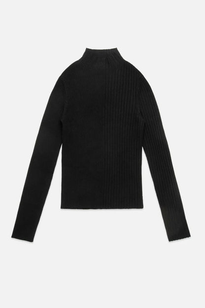 Deluc | pull à demi-col "Nate"- Noir