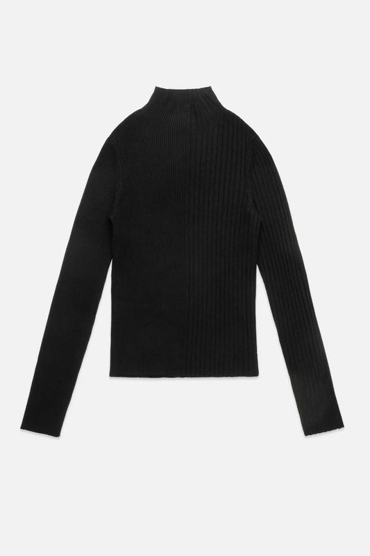 Deluc | pull à demi-col "Nate"- Noir