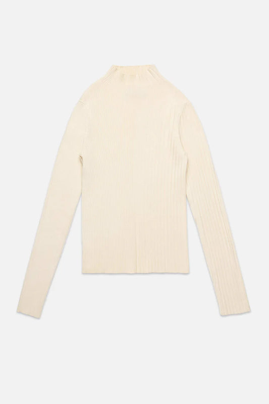 Deluc | pull à demi-col "Nate"- Ecru