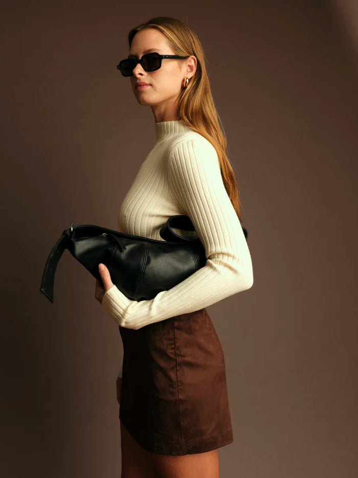 Deluc | pull à demi-col "Nate"- Ecru