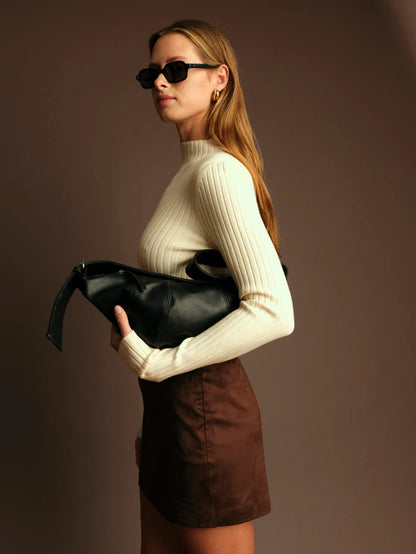 Deluc | pull à demi-col "Nate"- Ecru