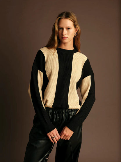 Deluc | Chandail "Bart"- Noir/ Nougat