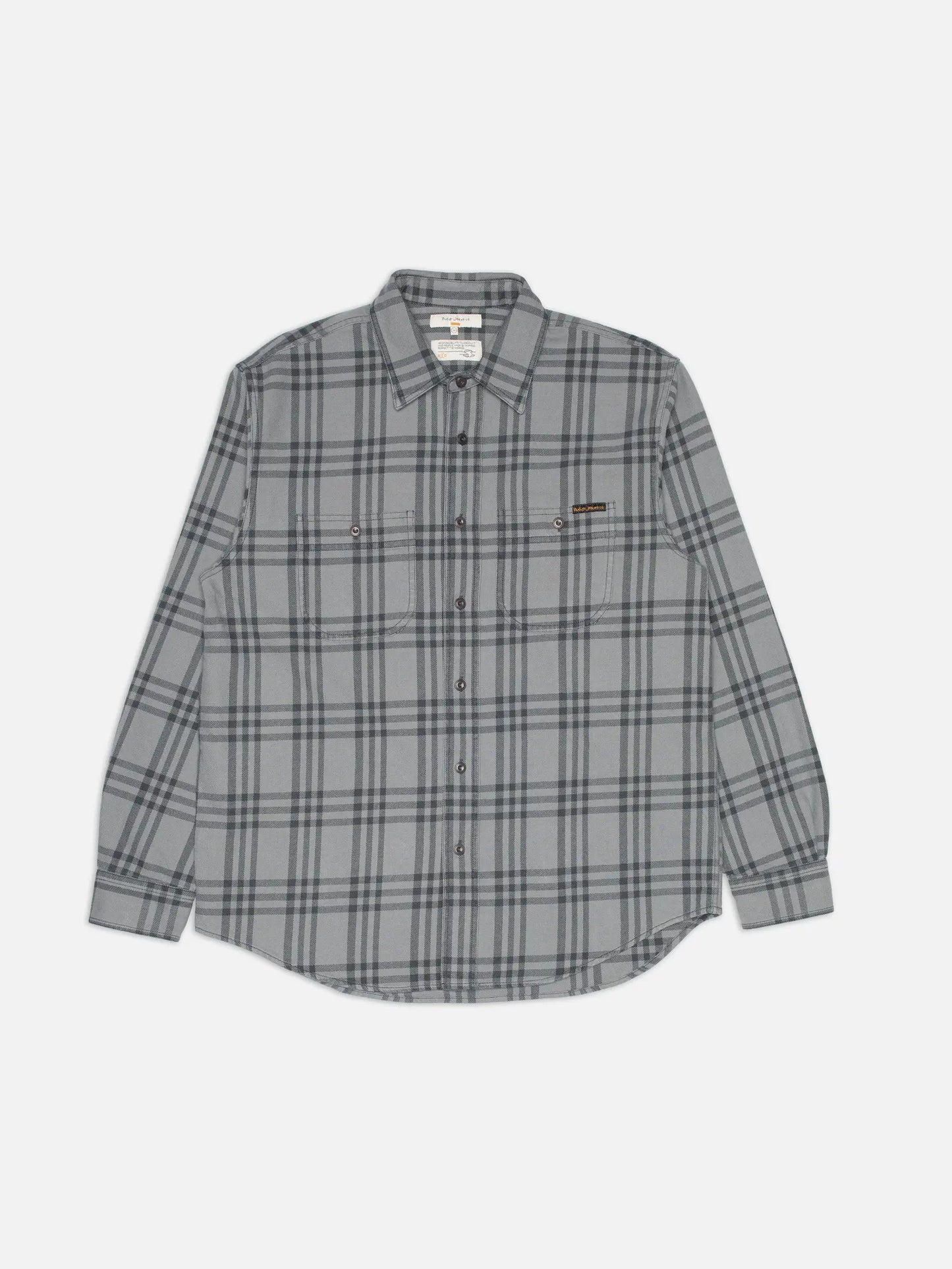 Nudie Jeans | Chemise à manches longues "Julian" - Gris