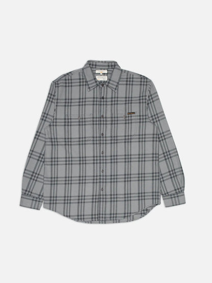 Nudie Jeans | Chemise à manches longues "Julian" - Gris