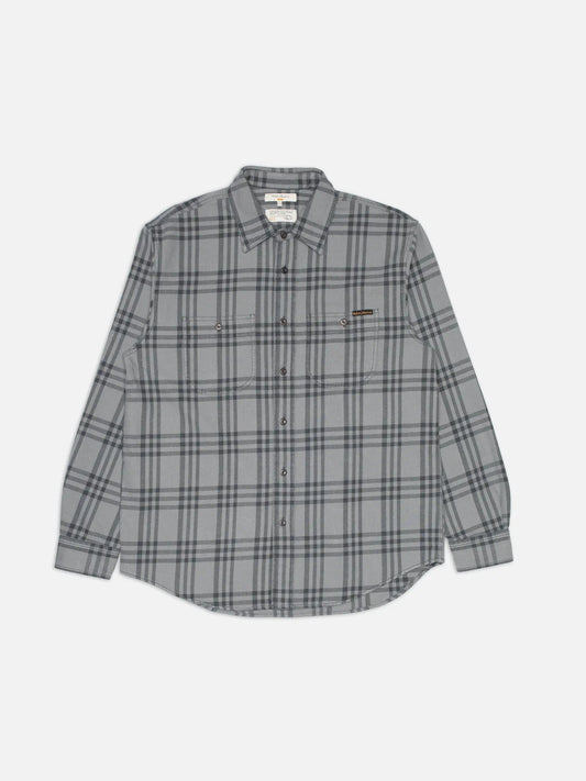 Nudie Jeans | Chemise à manches longues "Julian" - Gris