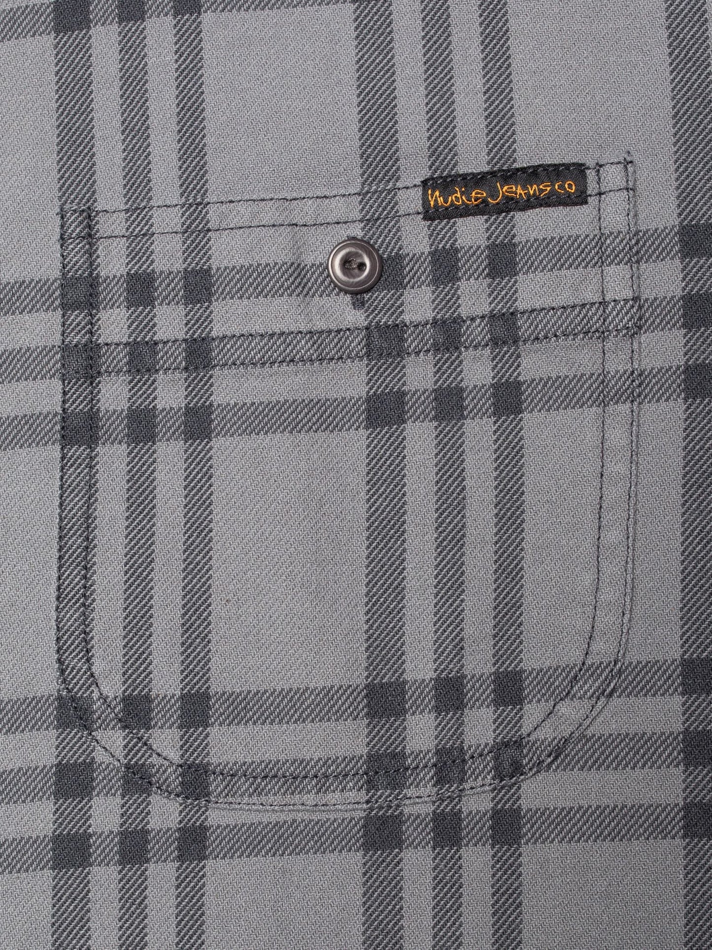 Nudie Jeans | Chemise à manches longues "Julian" - Gris
