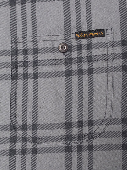 Nudie Jeans | Chemise à manches longues "Julian" - Gris