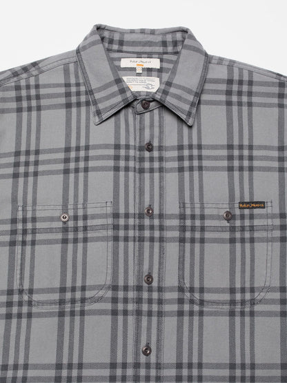 Nudie Jeans | Chemise à manches longues "Julian" - Gris