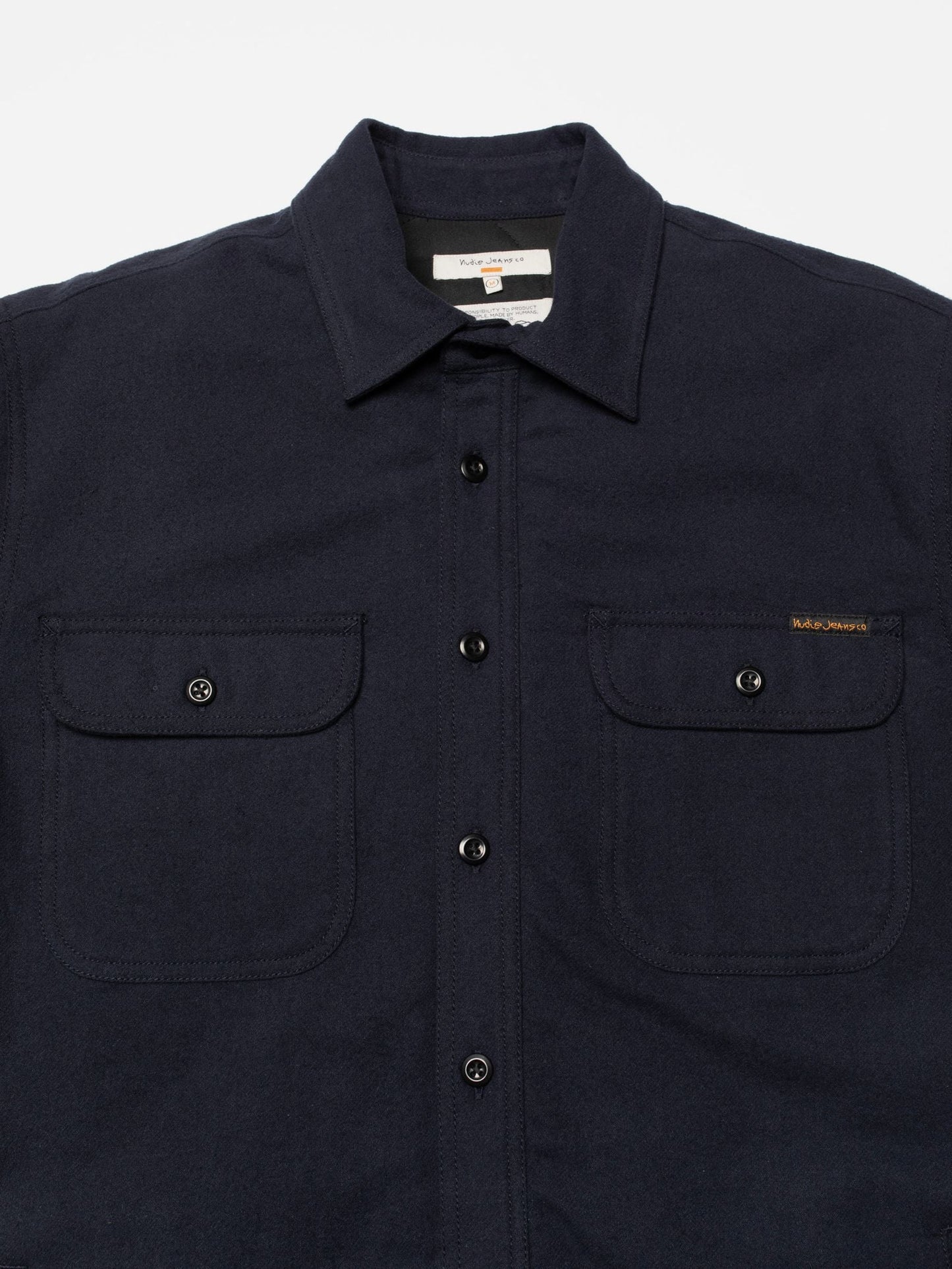Nudie Jeans | Chemise à manches longues "Glenn" - Bleu Marin