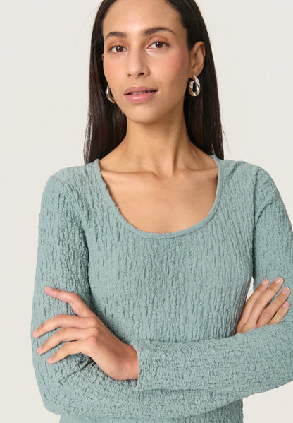 SOAKED IN LUXURY | Top "DAUPHINE" - Bleu