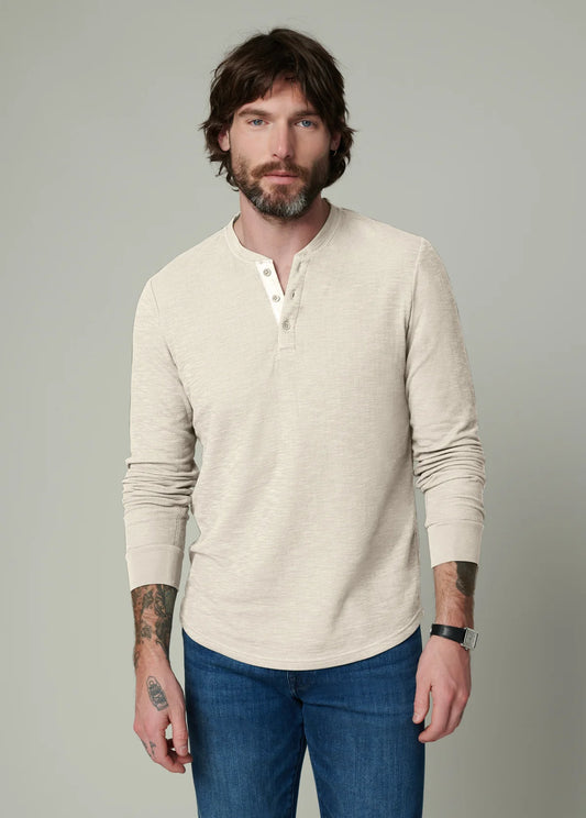 JOE'S  | Henley "Dwight" - Blanc cassé