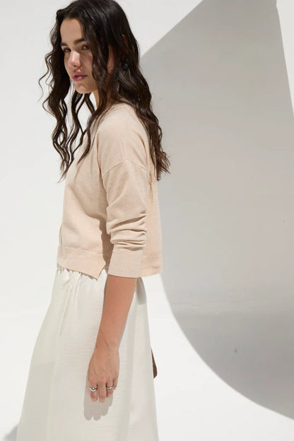 Deluc | Chandail "Polly" recadré- Noir