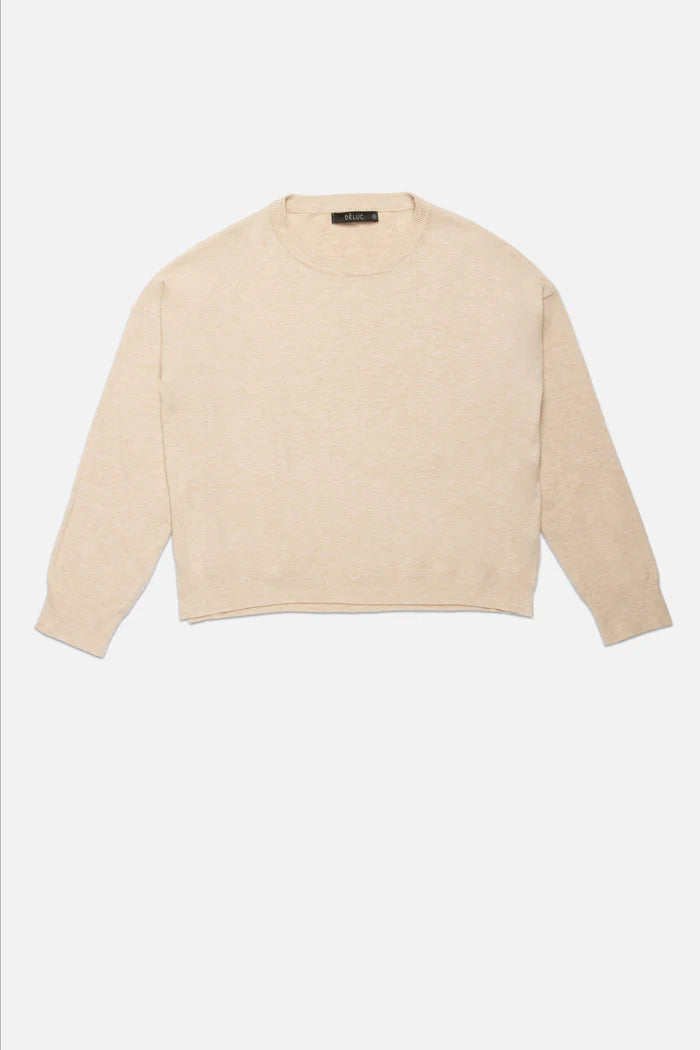 Deluc | Chandail "Polly" recadré- Ecru