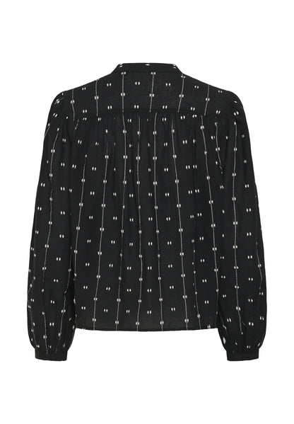 SOAKED IN LUXURY | Chemise 'Amelie'| Noir