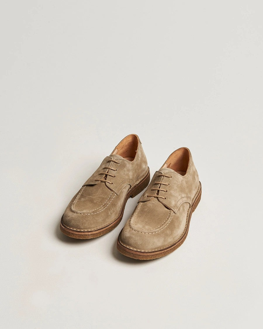 Astorflex | Chaussure derby en daim ''Carlflex'' - Écru