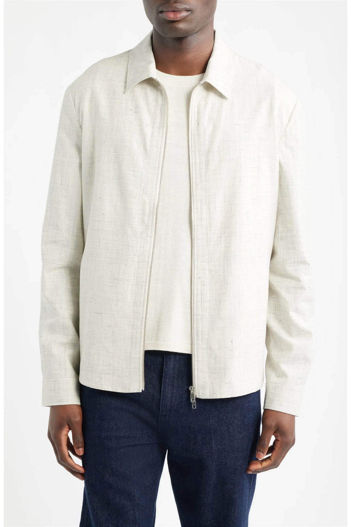 EMANUEL BERG | Blouson bomber léger en lin et coton - Beige