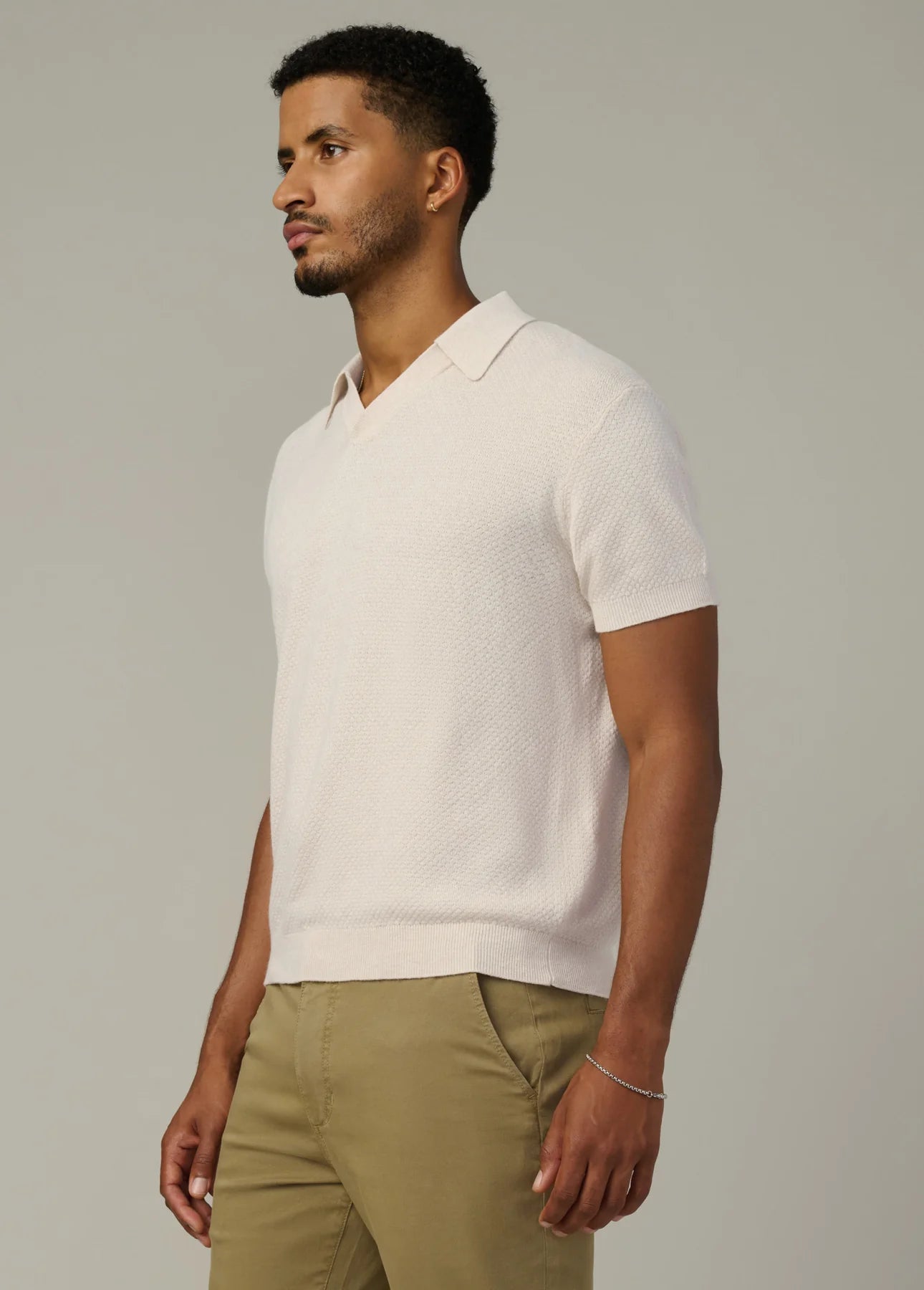JOE's | Polo en maille mérinos et cachemire - Sable