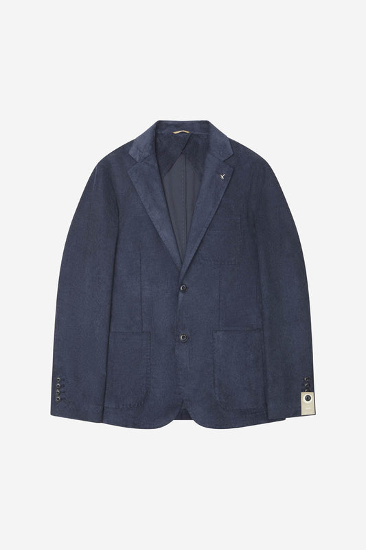 AT.P.CO | Blazer en velours côtelé stretch ''GEGE' - Bleu