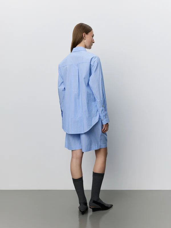 SOFIE SCHNOOR | Chemise "Adalenesw"- Bleu à rayures blanches