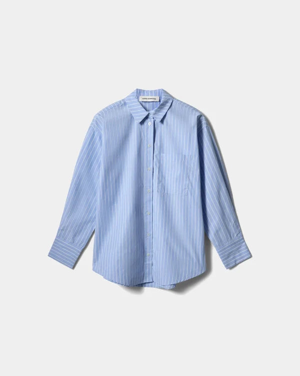 SOFIE SCHNOOR | Chemise "Adalenesw"- Bleu à rayures blanches