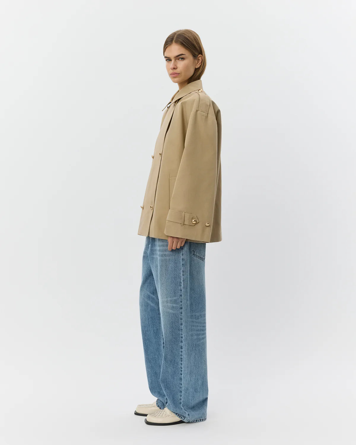 SOFIE SCHNOOR | Trench-coat "ADRIAS" - Beige