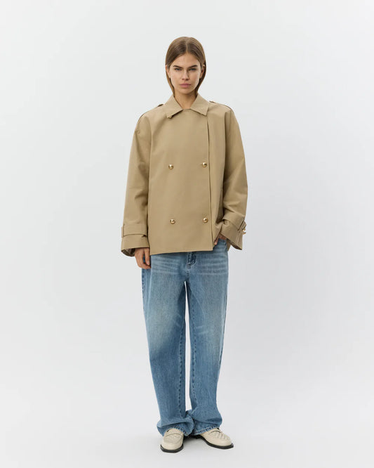 SOFIE SCHNOOR | Trench-coat "ADRIAS" - Beige