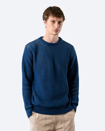 Far Afield | Pull côtelé "Hamish" - Bleu