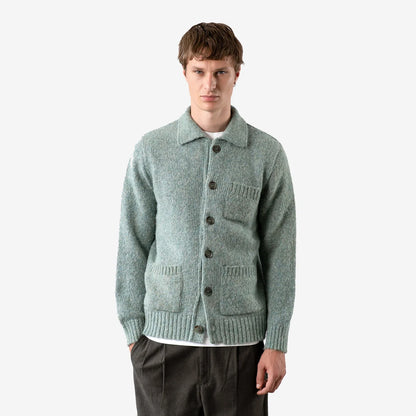 Far Afield | Cardigan tricoté "Station" - Turquoise