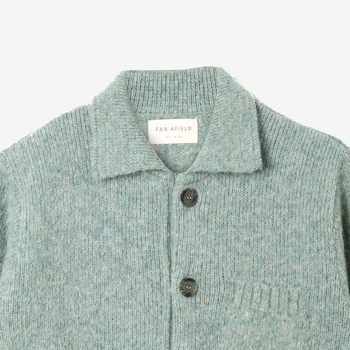 Far Afield | Cardigan tricoté "Station" - Turquoise