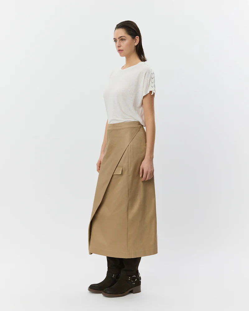 SOFIE SCHNOOR | T-shirt "ALEID"- Blanc