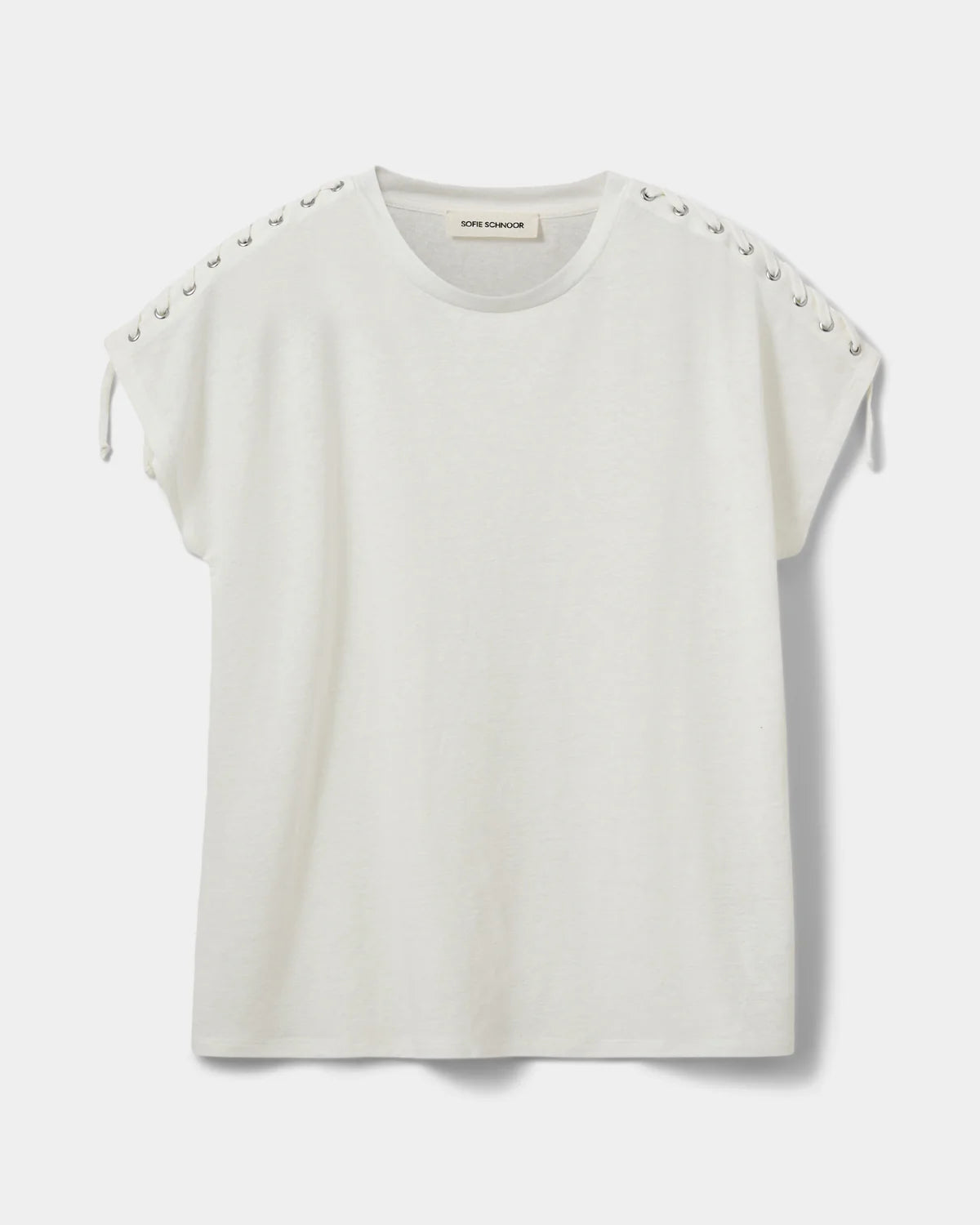SOFIE SCHNOOR | T-shirt "ALEID"- Blanc