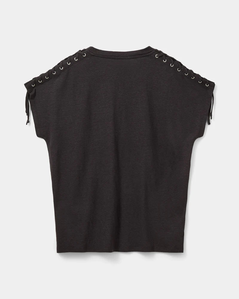 SOFIE SCHNOOR | T-shirt "ALEID"- Noir