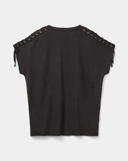SOFIE SCHNOOR | T-shirt "ALEID"- Noir