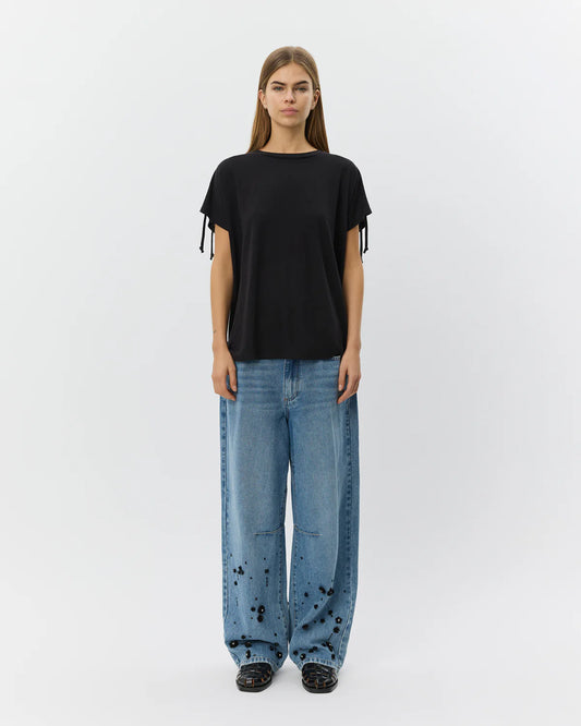 SOFIE SCHNOOR | T-shirt "ALEID"- Noir