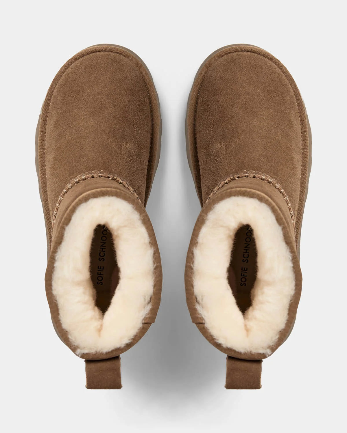 SOFIE SCHNOOR | Bottes Teddy "Allie"- Brun caramel
